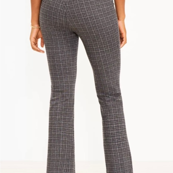 NWT Loft Kick Crop Pants In Plaid - Picture 3 of 9